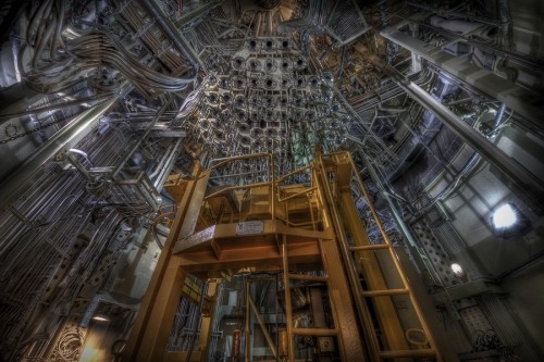 Kết cấu bên trong nhà máy điện hạt nhân